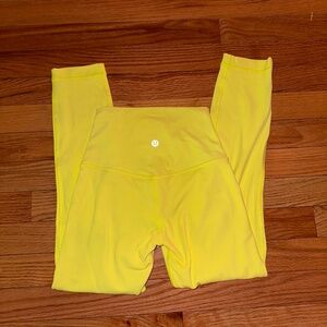 Lululemon Align Leggings Lime Green Size 2